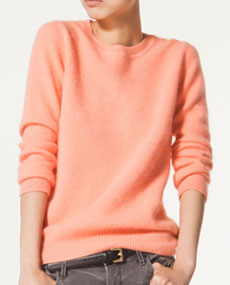 Pull corail Massimo Dutti