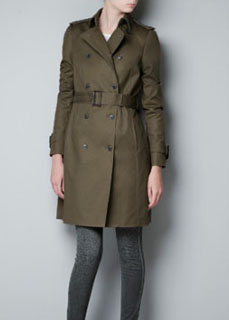 Trench kaki Zara