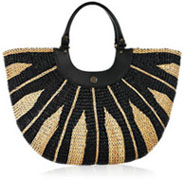 Panier paille Tory Burch