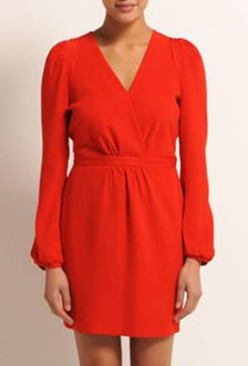 Robe rouge Maje