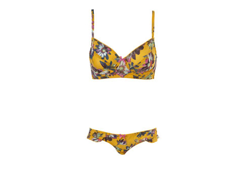 ensemble de lingerie tropical topshop