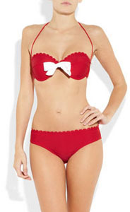 Bikini rouge Miu Miu