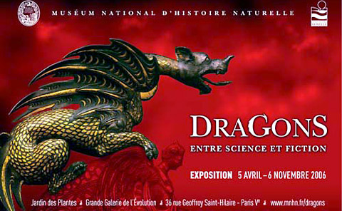 exposition dragons au museum national d'histoire naturelle