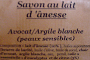 Savon au lait d'ânesse