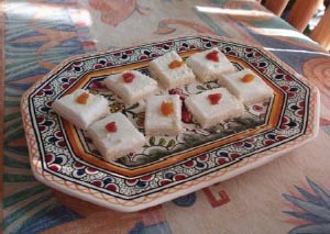 Recette au Curryon les canapés de chèvre