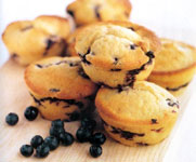 muffins aux myrtilles