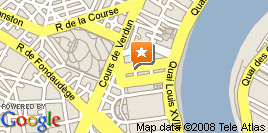 Google map CAPC Bordeaux