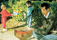 Eloigner les enfants du barbecue