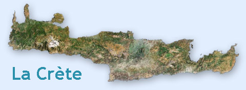 La carte de la Crète
