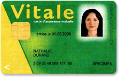 Nouvelle Carte Vitale - specimen