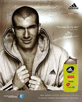 zinedine zidane adidas