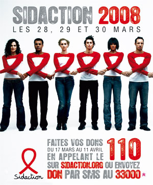 Affiche Sidaction 2008