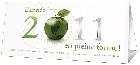 carte voeux Fondation de Abbe Pierre