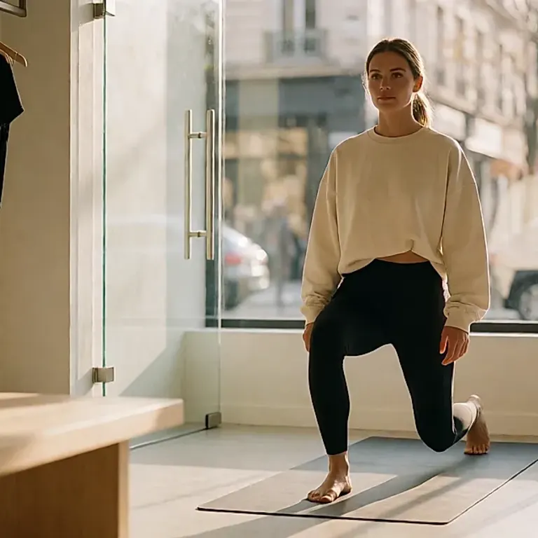 Le sportswear en boutique : quand le magasin devient studio et que la tenue technique sert de ticket d'entrée