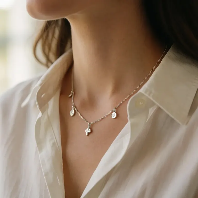 Collier à charms, le bijou personnel qui se raconte et se complète au fil des années
