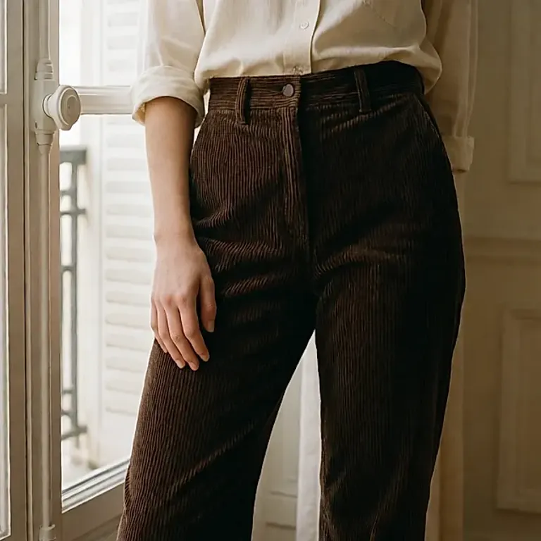 Velours côtelé : la largeur de côte qui décide du tombé et de l’allure du pantalon