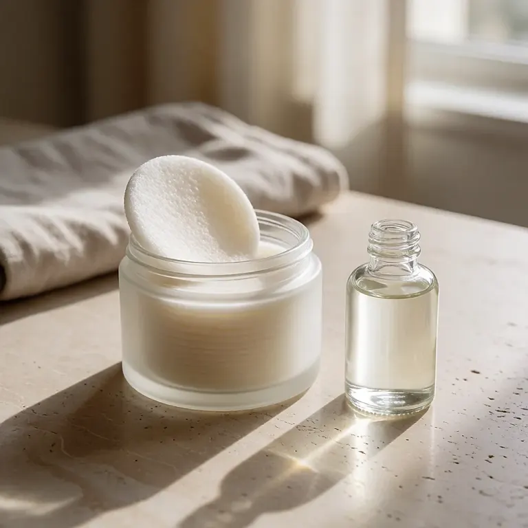 Disques exfoliants prédosés ou flacon à doser : le duel des acides, dose par dose