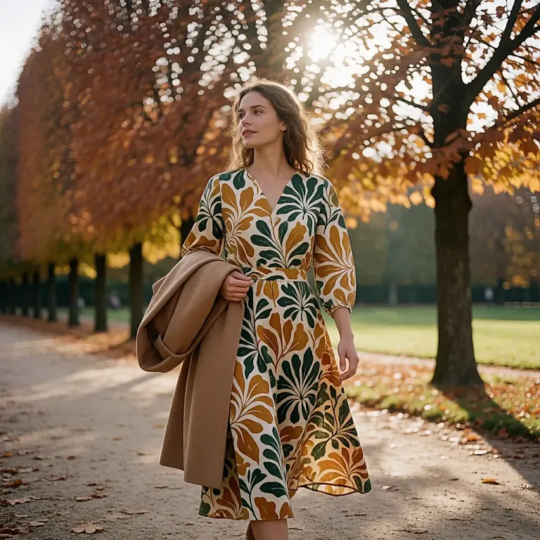 Imprimé d’automne : régler l’échelle du motif selon la pièce, la distance et l’aplat qui l’accompagne