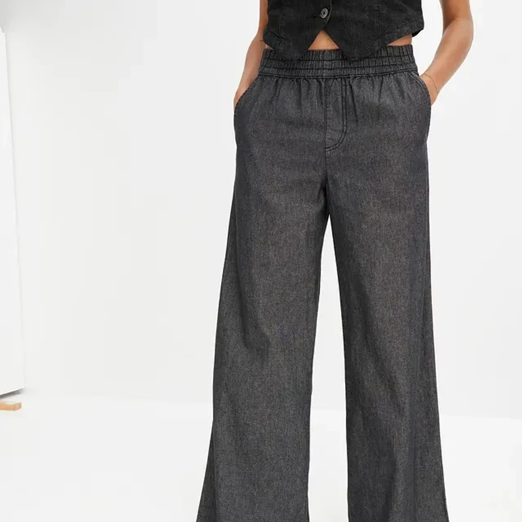 jean large — le produit tel que porté par le mannequin