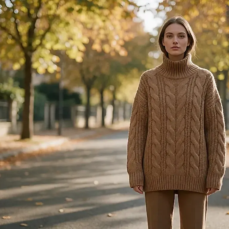 La maille épaisse comme pièce extérieure : le rôle du manteau réinventé en octobre