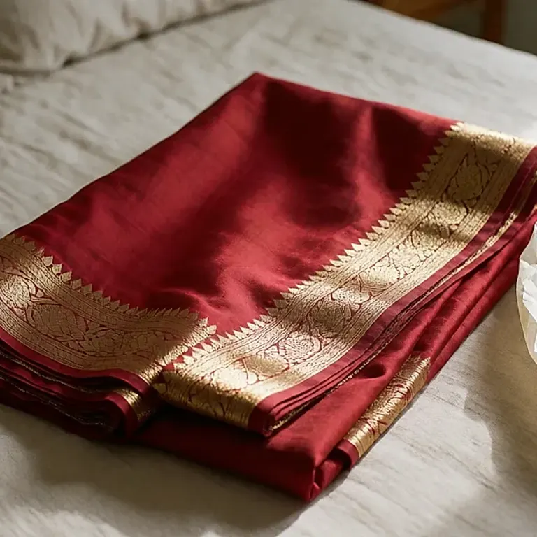Le zari, fil de métal des saris de cérémonie : poids, entretien et transmission d'une pièce de famille