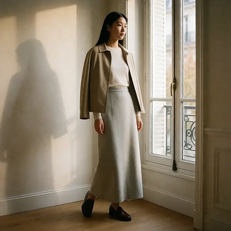 La jupe longue, pièce de fond de vestiaire : la base de silhouette qui porte tout le look, de l'automne au printemps