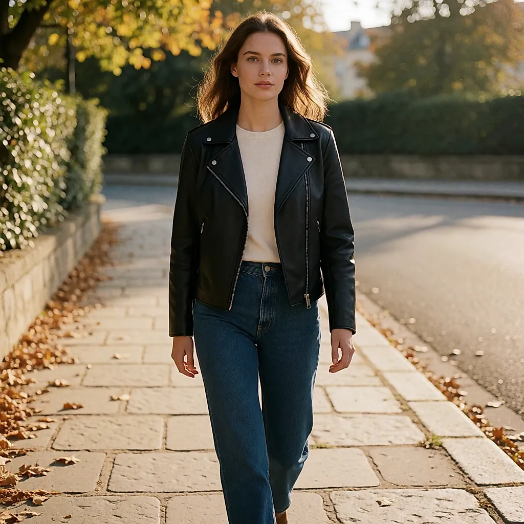 Six vestes en cuir noir : les coupes qui changent la silhouette à l'automne