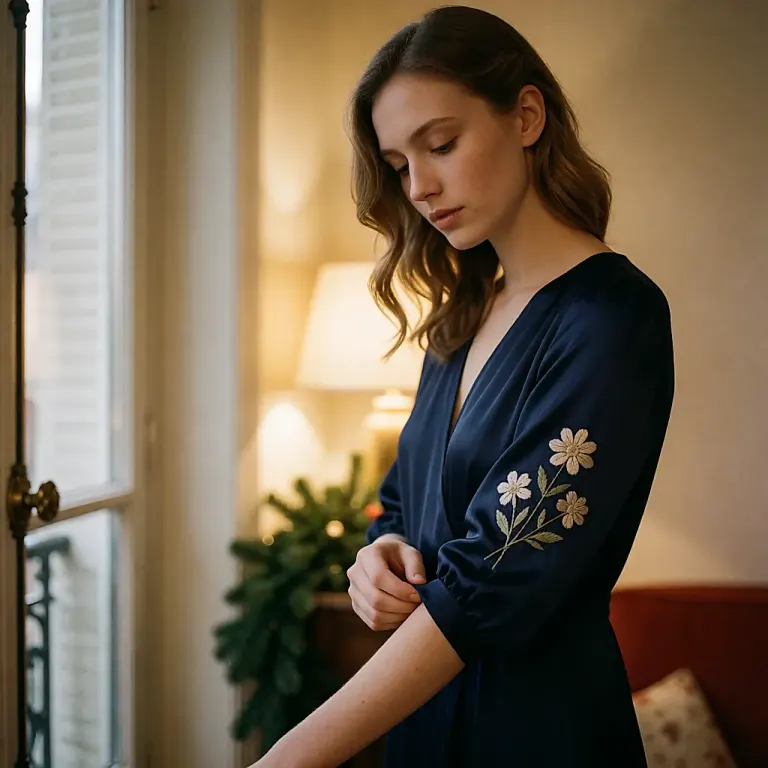 Broderie à la main contre logo : la pièce de fête qui se raconte et se garde dix ans