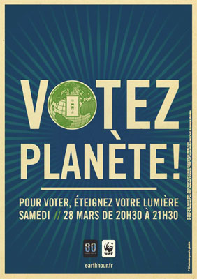 Votez planète earth hour
