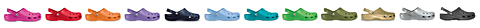 Différents modeles de crocs