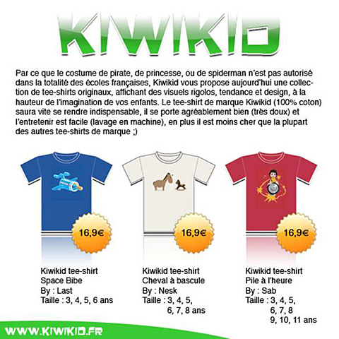 Mode enfant kiwikid