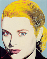 Portait de G Kelly par Andy Warhol