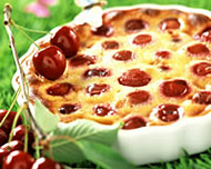 Le clafoutis dans son plat